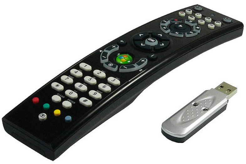 Remote & Receiver - Windows Media Centre remote, 2.4GHz Wireless. RC-06B1. Tested on Windows 7, Certified for Windows Vista Home premium and Vista Ultimate. 