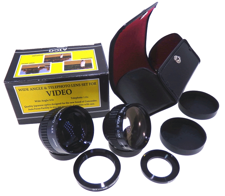 AICO x0.5 Wide Angle & x1.8 Telephoto Lens Set.