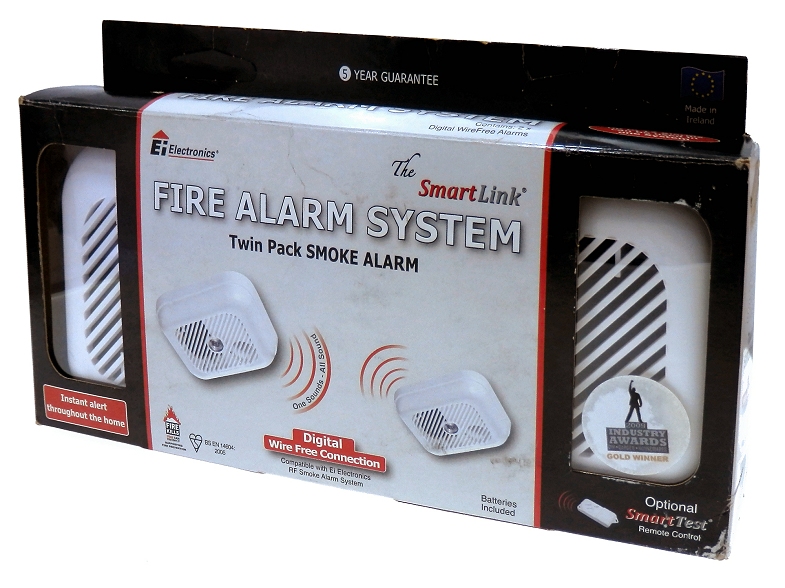  Picture Box - Ei Electronics Ei3500RFD Twin Pack Smart Link Digital wireless ionisation Smoke alarms.
