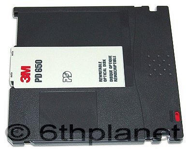 5-Pack Compaq / 3M Re-Writable Optical PD Disc, 650Mb